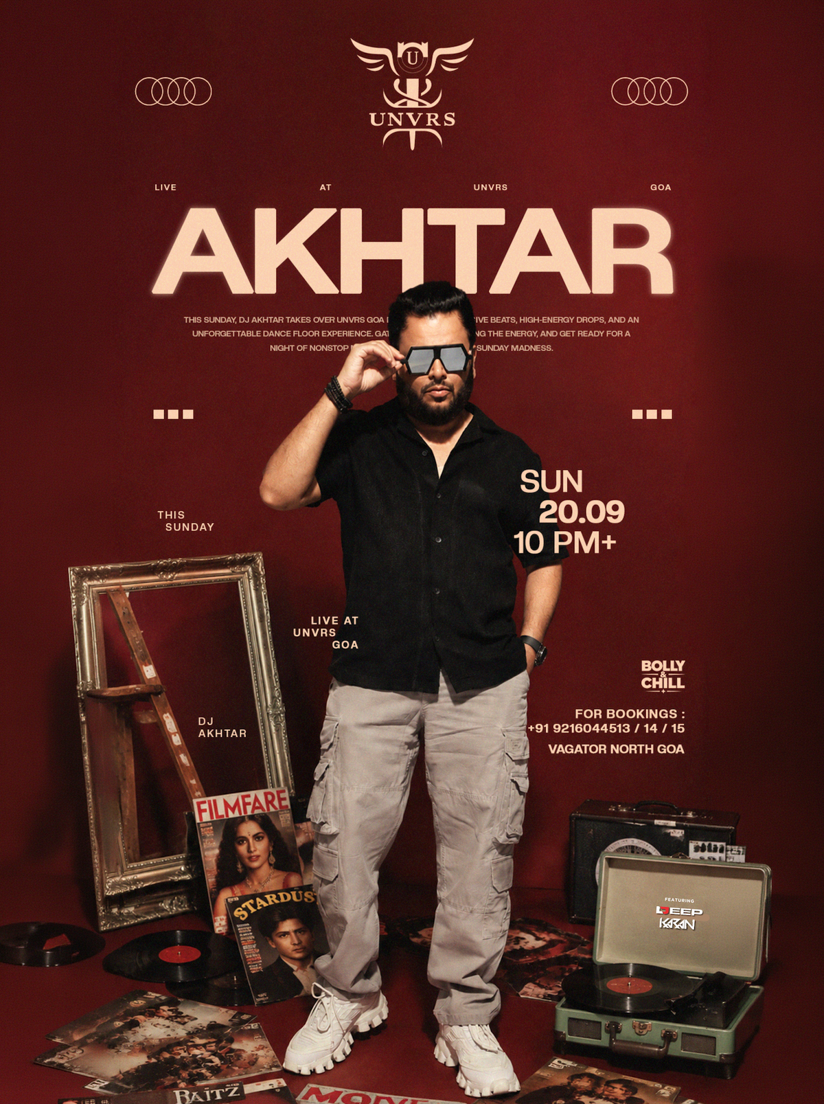 DJ Akhtar is Live at UNVRS GOA (20 SEP, 10 PM)