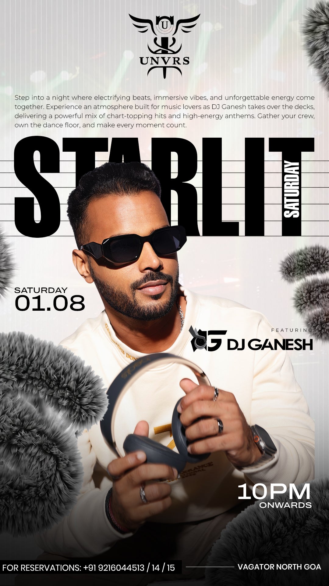 DJ Ganesh is Live at UNVRS GOA (01 AUG, 10 PM)