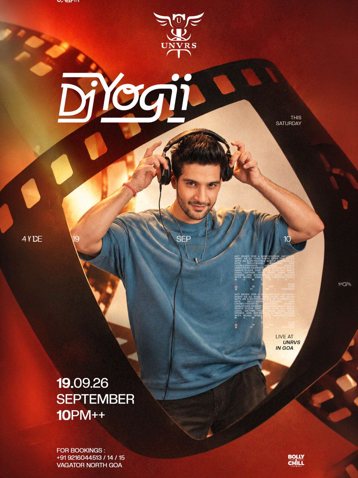 Dj yogii is Live at UNVRS GOA (19 Sep, 10 PM)